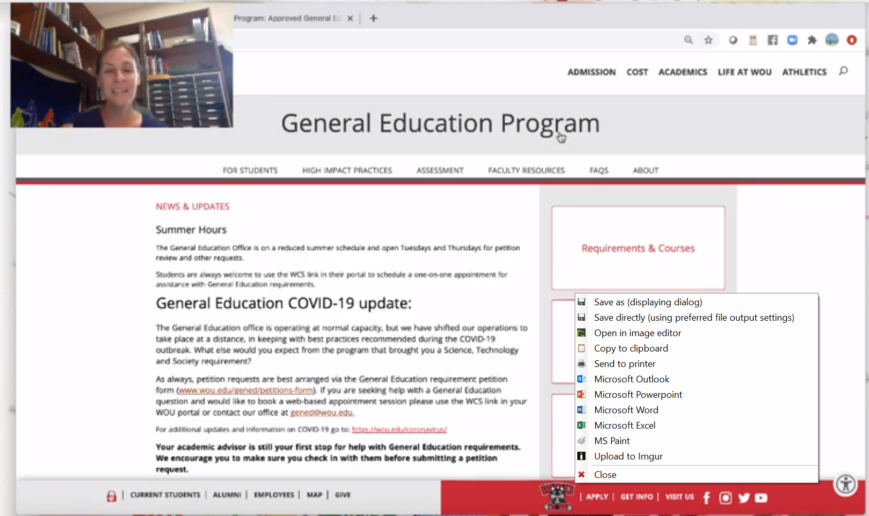 Campus Programs - Academic Effectiveness at WOU