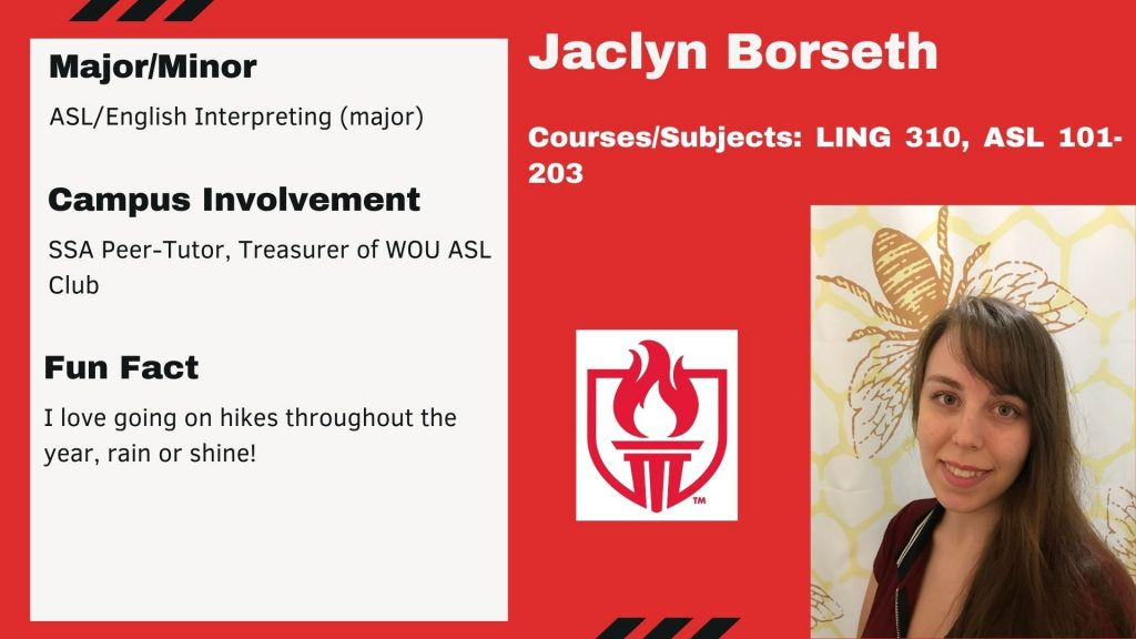 tutor profile of Jaclyn Borseth
