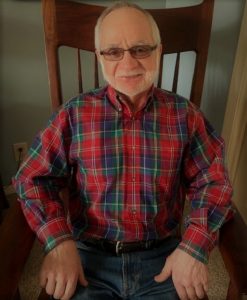 Mike Morgan sitting in a chair