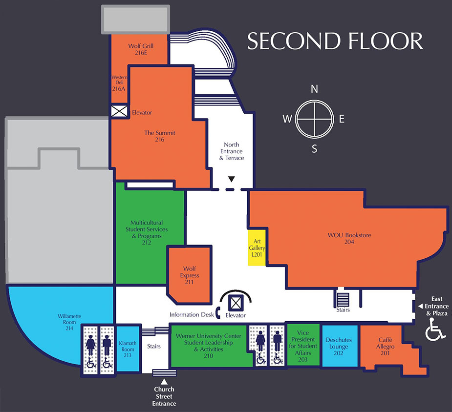 Floor Two Werner University Center Conference & Event Services