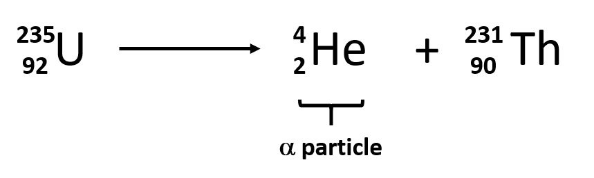 gamma decay equation