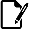 pen and paper icon