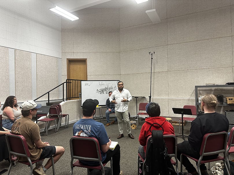 Western Oregon University hosts Panamanian percussion musician