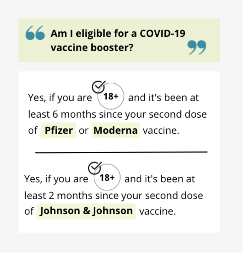Booster Vaccine Handout (English & Spanish)