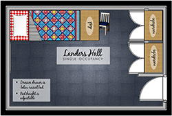 icon landers standard single room