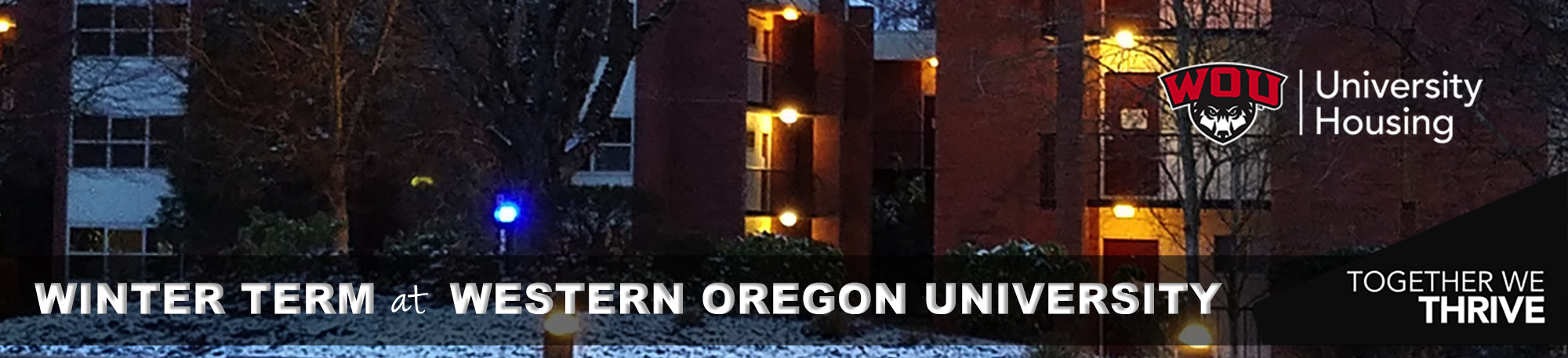 Winter Term at Western Oregon University