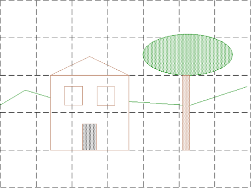 house and a tree