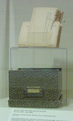 Unisort Analysis Card-Sorting System - circa late 1950s, early 1960s