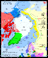Map of the Arctic
