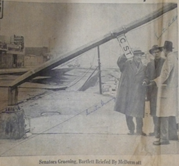 Senators Gruening, Bartlett Briefed By McDermott