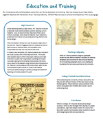 Education and Training