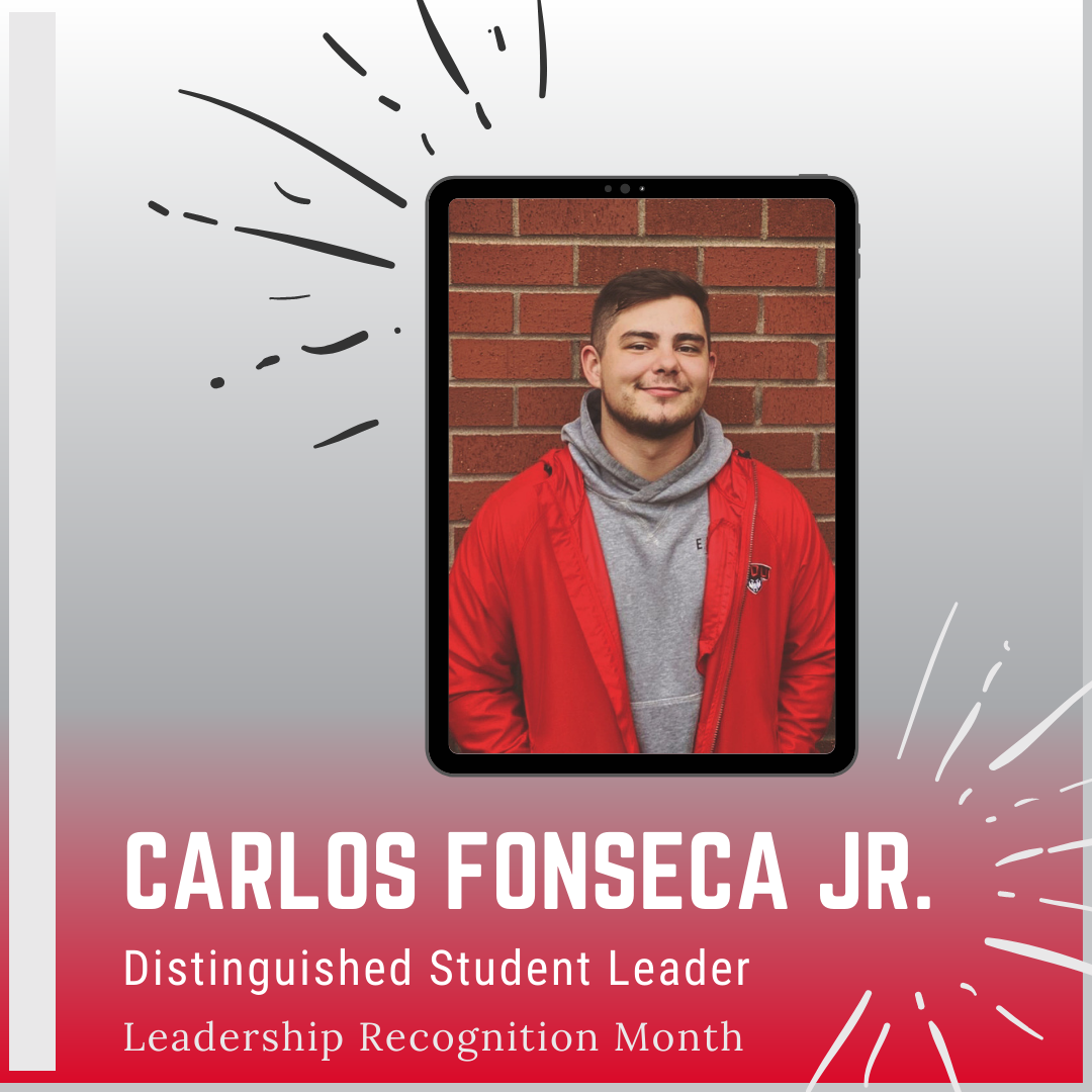 Carlos Fonseca Jr - Distinguished Student Leader - May 15