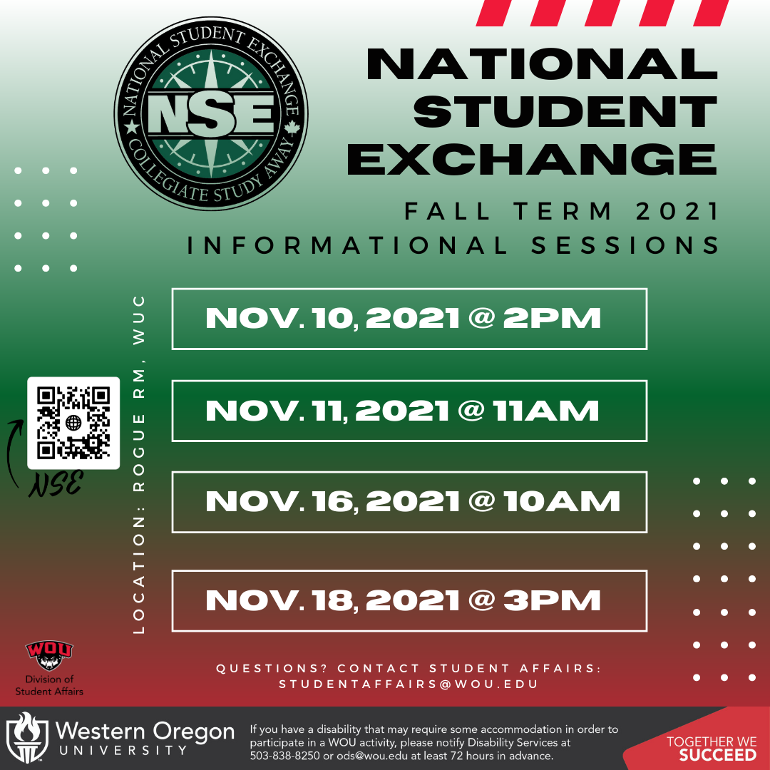 NSE Fall 2021 Info Sessions NSE Fall 2021 Info Sessions