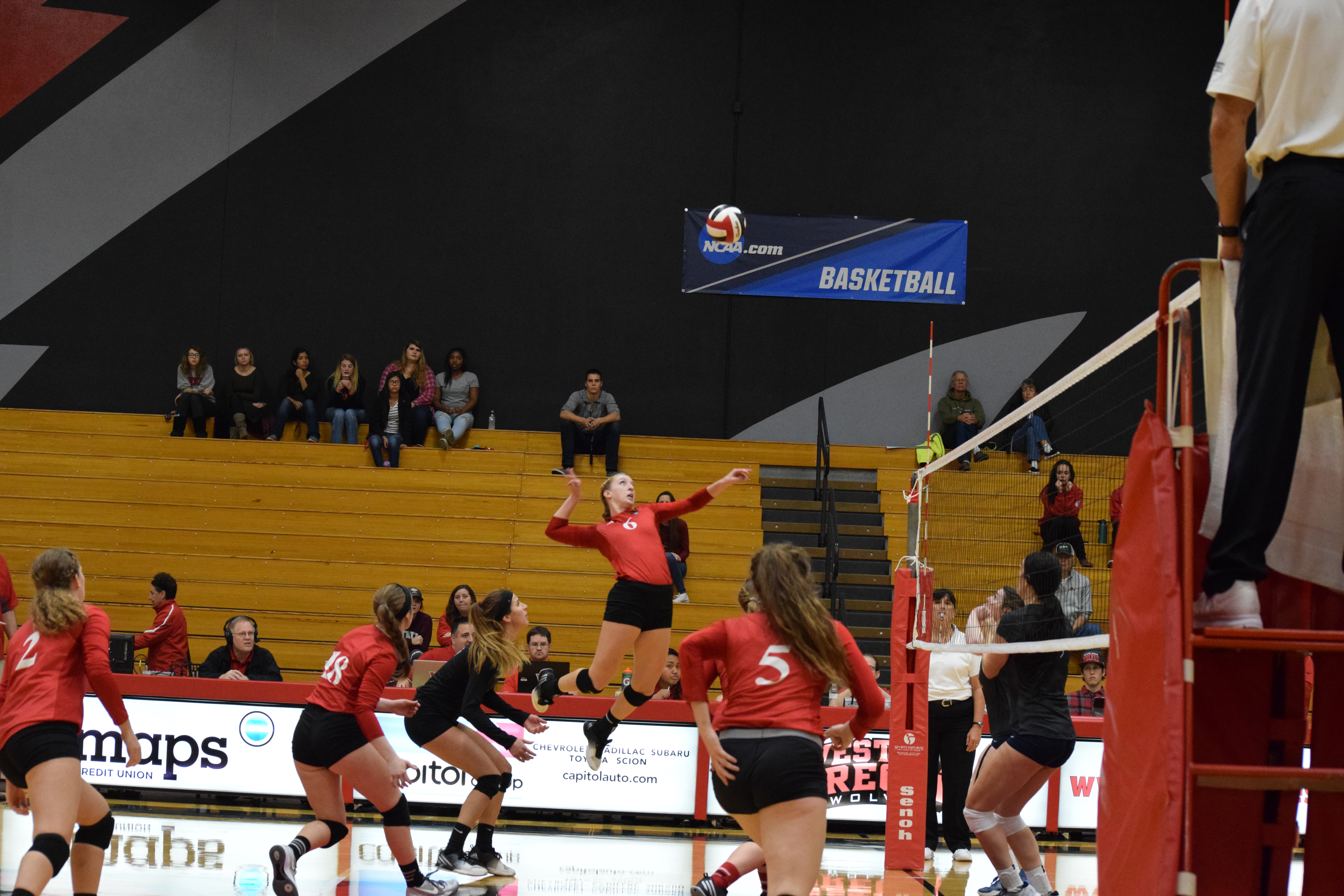 Volleyball bests Montana State Billings