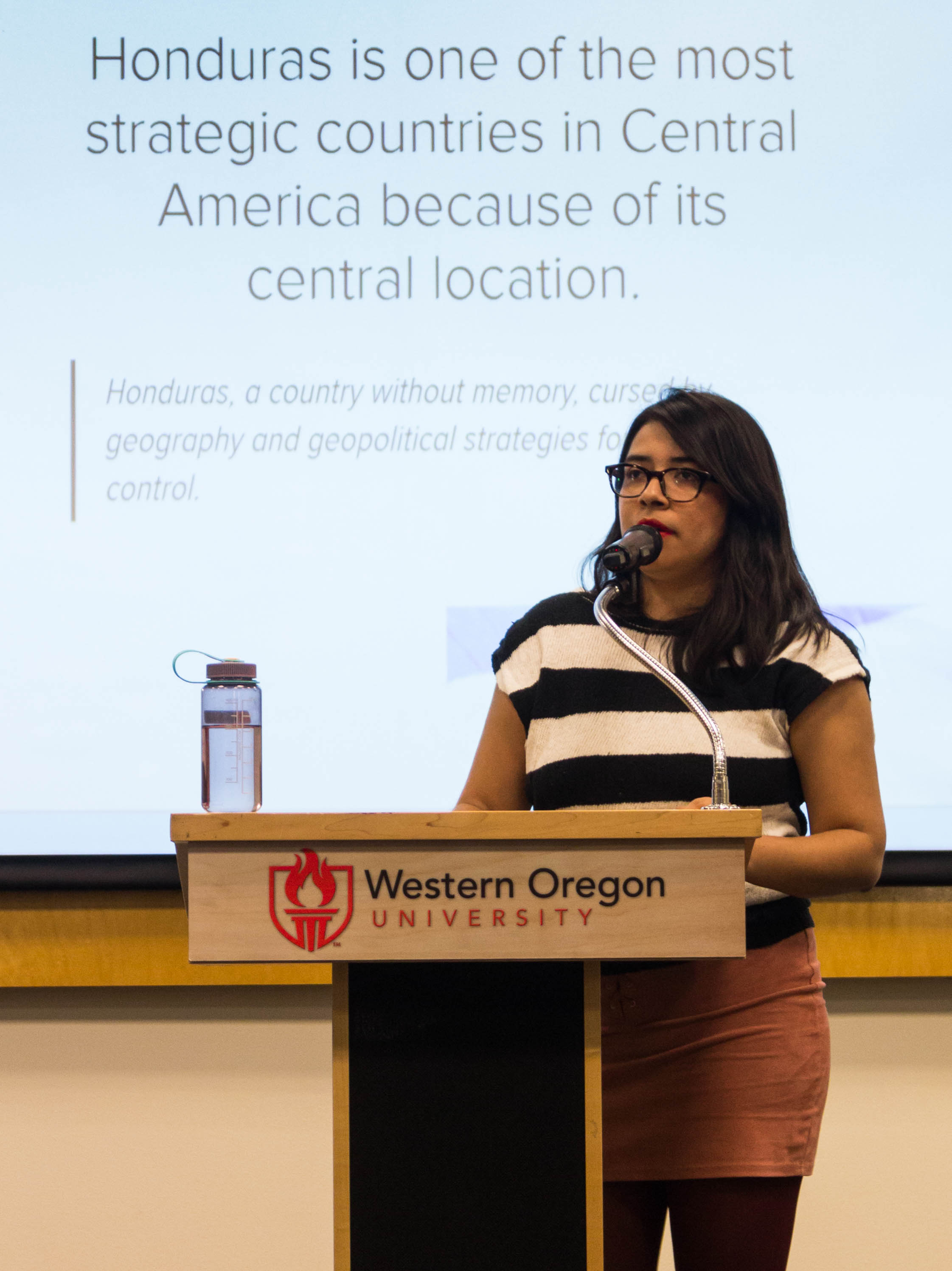 Western hosts speaker about injustice in Latin America