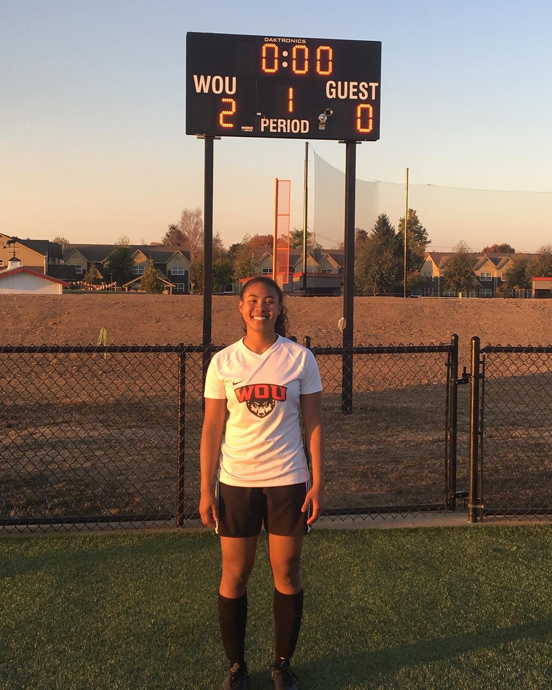 Wolves women’s soccer club goalie gets honored