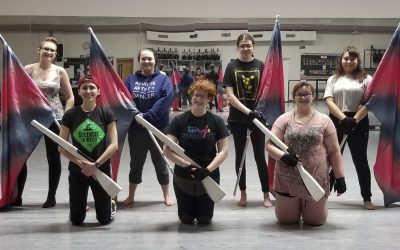 Winter Guard getting ready for upcoming shows