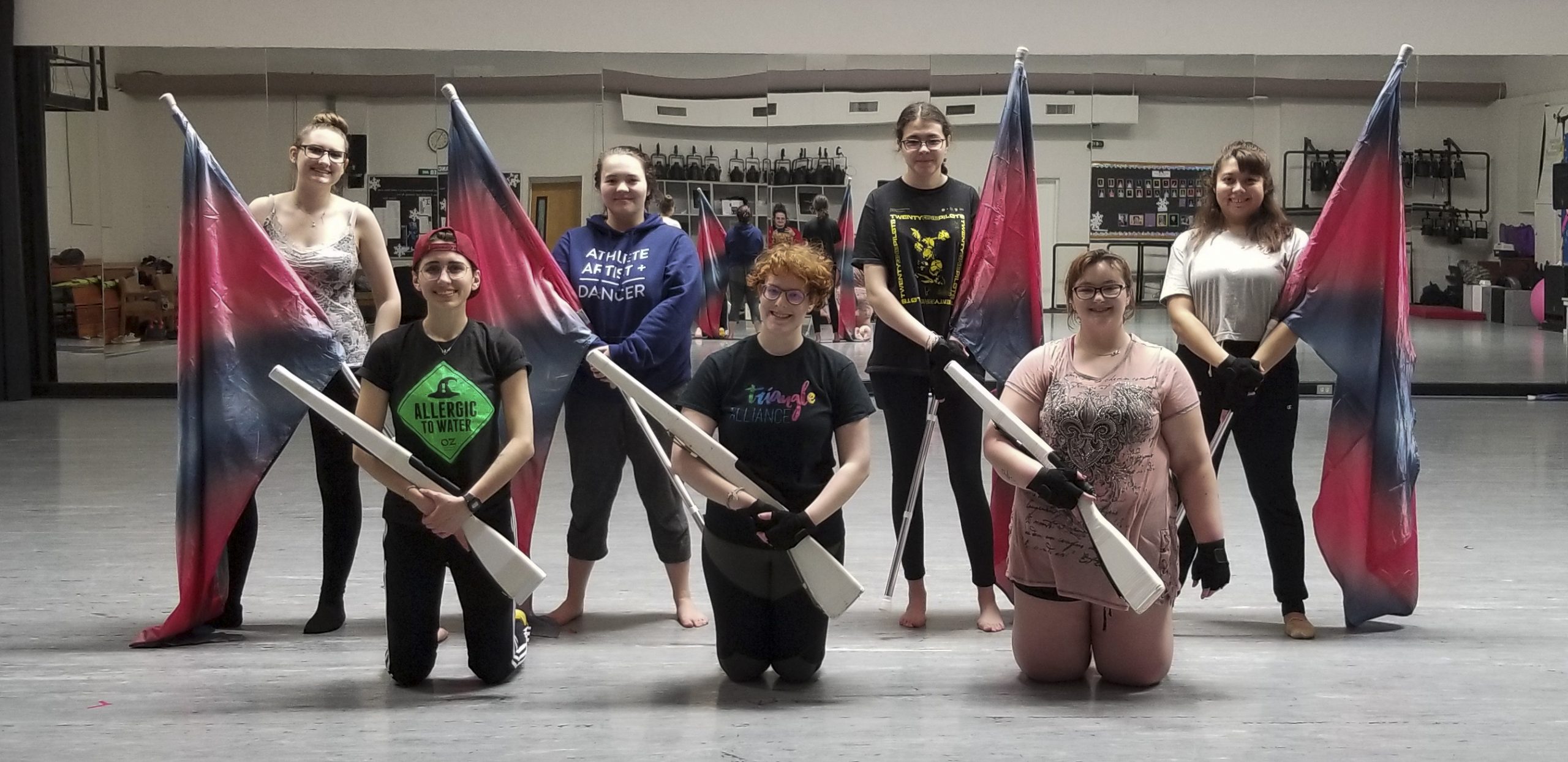 Winter Guard getting ready for shows The Western Howl
