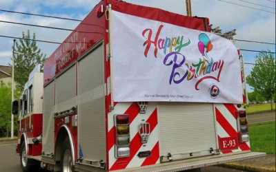 In the wake of social distancing, charities like the Thoughts and Gifts project team with local departments to find unique ways to celebrate birthdays.