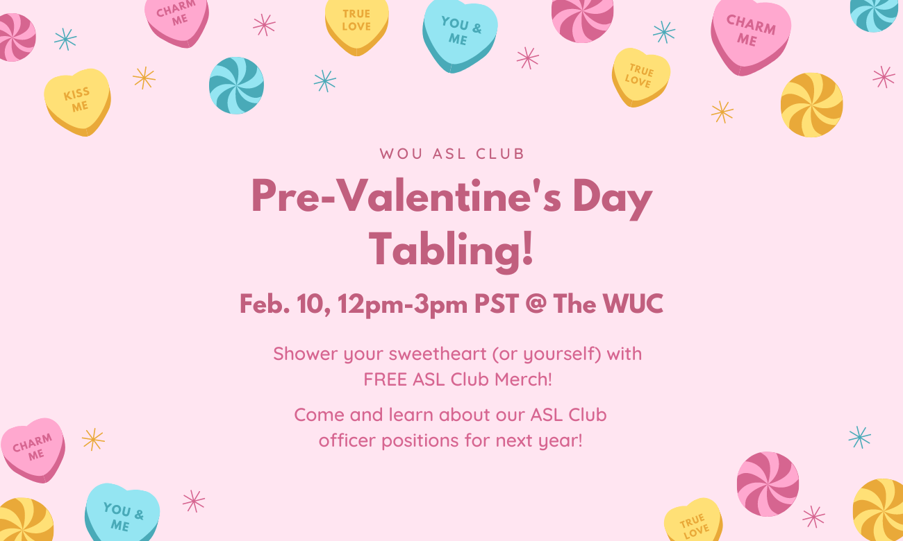 A sign of love from the ASL Club