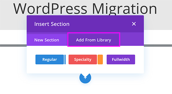 Step 10: Add From Library