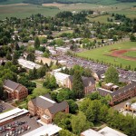 Western's campus from above