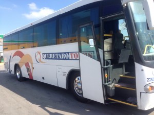Tour bus to Mexico City
