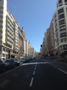 Walking the streets of Madrid