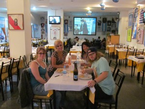Dinner with everyone at Las Palmas. 