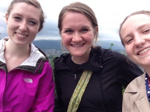 Me and two of my roommates at Stirling Castle