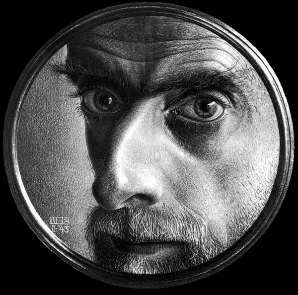 M.C. Escher Self Portrait.